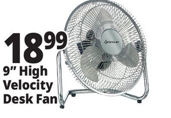 Ocean State Job Lot 9 high velocity desk fan offer