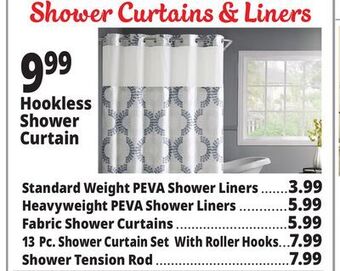 Ocean State Job Lot Shower curtains & liners offer