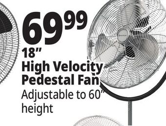Ocean State Job Lot Penguin high velocity pedestal fan, 18 offer