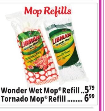 Ocean State Job Lot Libman wonder mop refill offer