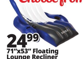 Ocean State Job Lot Intex floating recliner pool lounge offer
