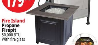 Ocean State Job Lot Fire island lp gas outdoor fire pit offer