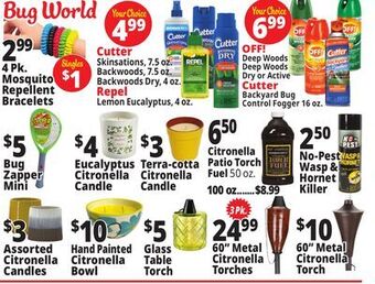 Ocean State Job Lot Bug world offer