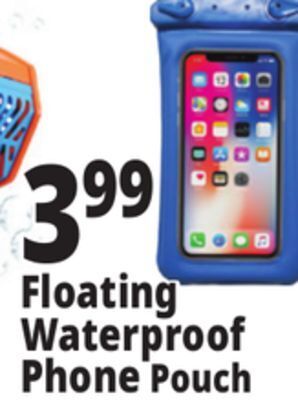 Ocean State Job Lot Techbunch universal waterproof phone pouch offer