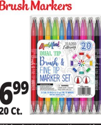 Ocean State Job Lot Liqui-mark® brush markers offer