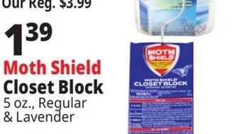 Ocean State Job Lot Moth shield fresh linen closet block, 5 oz offer