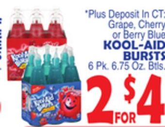 Bravo Supermarkets Kool-aid bursts offer