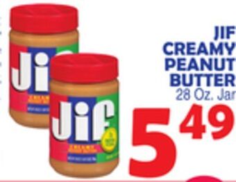 Bravo Supermarkets Jif creamy peanut butter offer