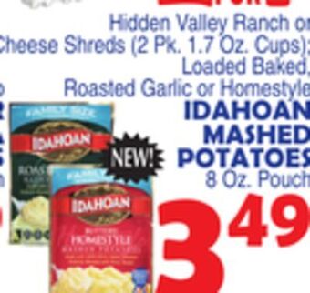 Bravo Supermarkets Idahoan mashed potatoes 8 oz. pouch offer