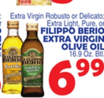Bravo Supermarkets Filippo berio extra virgin olive oil offer