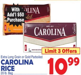 Bravo Supermarkets Carolina rice offer