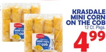 Bravo Supermarkets Krasdale mini corn on the cob offer