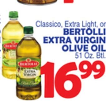 Bravo Supermarkets Bertolli extra virgin olive oil offer