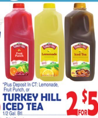 Bravo Supermarkets Turkey hill iced tea offer