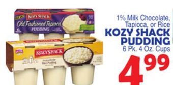 Bravo Supermarkets Kozy shack pudding offer