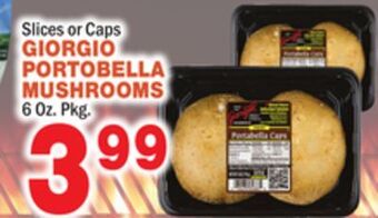 Bravo Supermarkets Giorgio portobella mushrooms offer