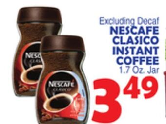 Bravo Supermarkets Nescafe clasico instant coffee offer