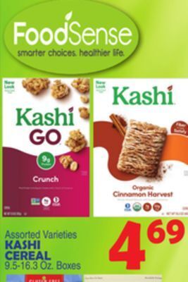 Bravo Supermarkets Kashi cereal offer