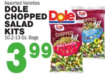 Bravo Supermarkets Dole chopped salad kits offer