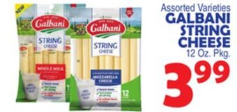 Bravo Supermarkets Galbani string cheese offer