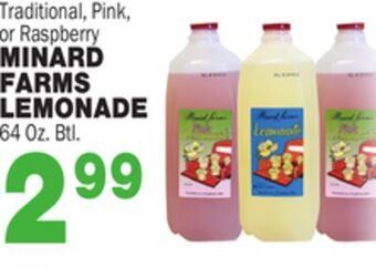 Bravo Supermarkets Minard farms lemonade offer