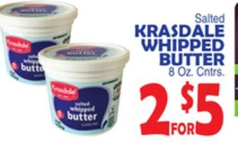 Bravo Supermarkets Krasdale whipped butter offer