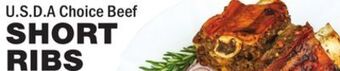 Bravo Supermarkets Short ribs offer
