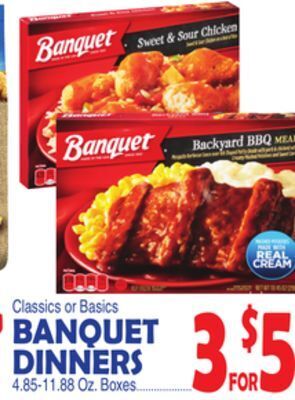 Bravo Supermarkets Banquet dinners offer