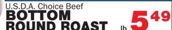 Bravo Supermarkets Bottom round roast offer