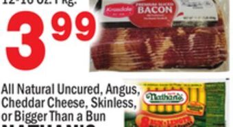 Bravo Supermarkets Nathan's beef franks offer