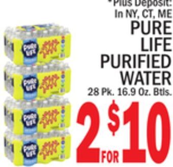 C Town Pure life purified water offer
