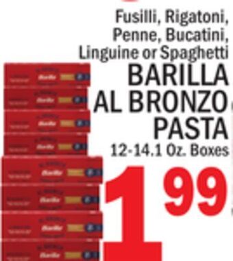 C Town Barilla al bronzo pasta offer
