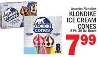 C Town Klondike ice cream cones offer