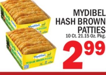 C Town Mydibel hash brown patties offer