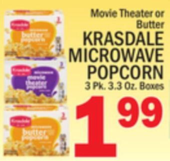 C Town Krasdale microwave popcorn offer