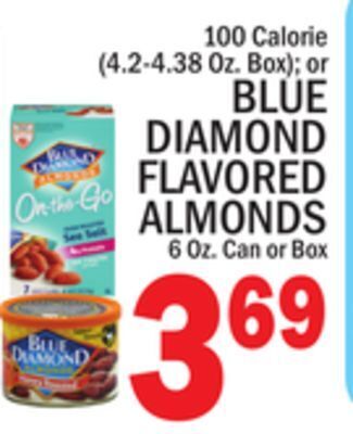C Town Blue diamond flavored almonds 6 oz. can offer