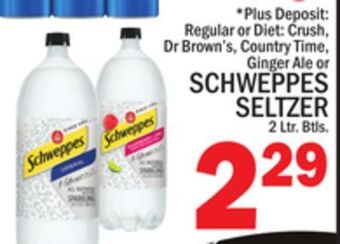 C Town Schweppes seltzer offer