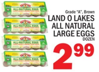 C Town Land o lakes all natural large eggs offer