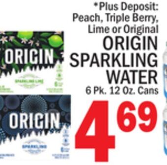 C Town Origin sparkling water offer