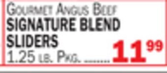 C Town Signature blend sliders offer