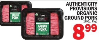 C Town Organic ground pork offer