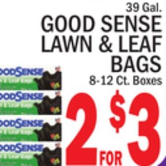 C Town Good sense lawn & leaf bags offer