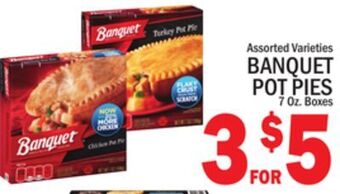 C Town Banquet pot pies offer