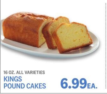 Kings Food Markets Kings pound cakes offer