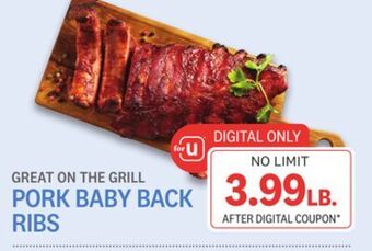 Kings Food Markets Pork baby back ribs offer