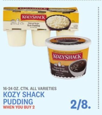 Kings Food Markets Kozy shack pudding offer