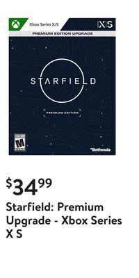 Walmart Starfield: premium upgrade - xbox series x s offer