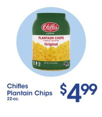 Price Rite Chifles plantain chips offer