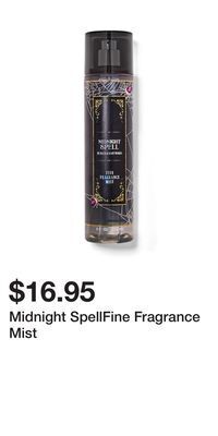 Bath & Body Works Midnight spellfine fragrance mist offer