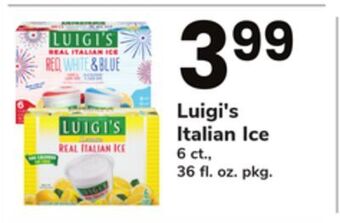ACME Luigi's italian ice offer